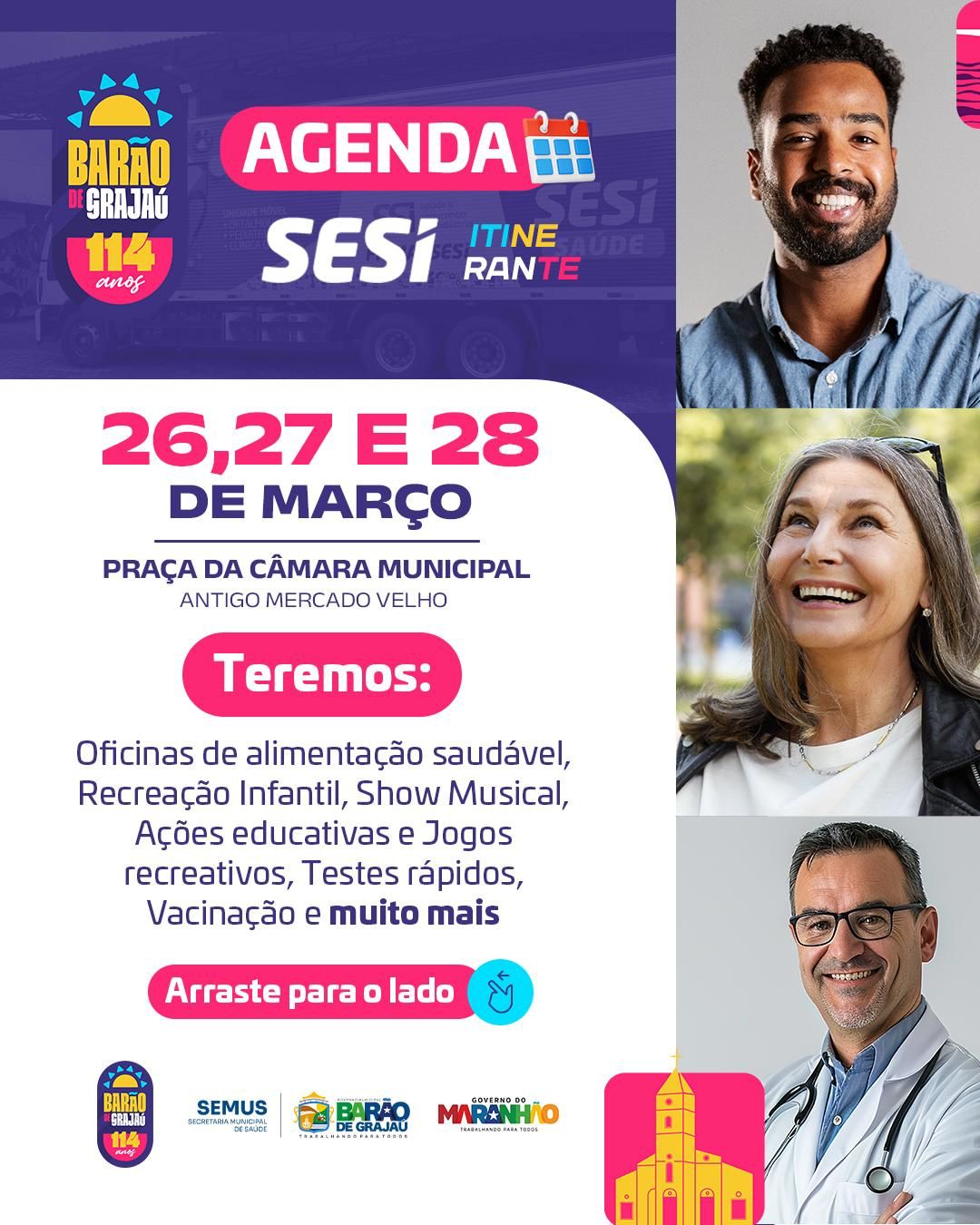 SESI Itinerante chega a Barão de Grajaú